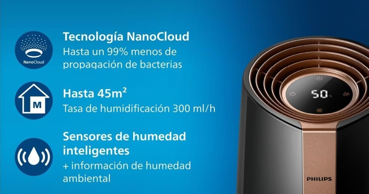 humidificador philips